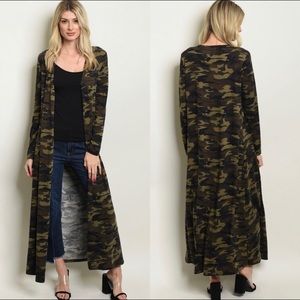 Long Camo Duster